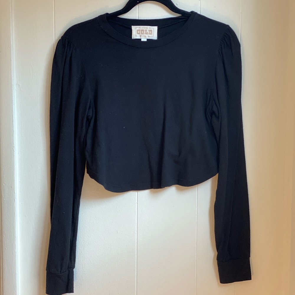 Stone Cold Fox long sleeve crop